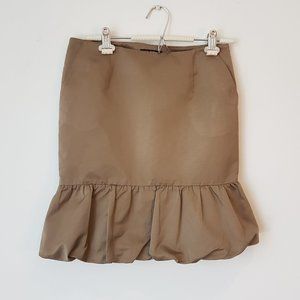 CLUB MONACO Gold Bubble Skirt Size 4
